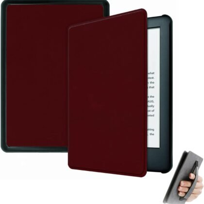 Case for Kindle Paperwhite 12th Generation/Colorsoft Signature Edition 2024, 7 inch Ultra-Thin Shell with Hand Strap, Cover with Auto Sleep Wake Feature