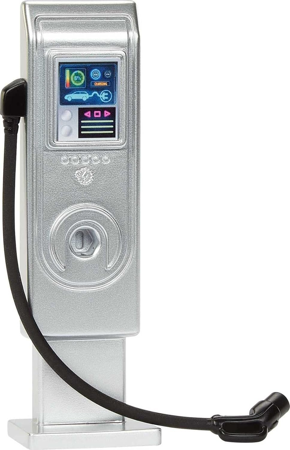 Barbie Doll Accessories, Toy Car Electric Vehicle with Charging Station, Plug & Sunroof, Purple 2-Seater Transforms into Convertible - Image 4