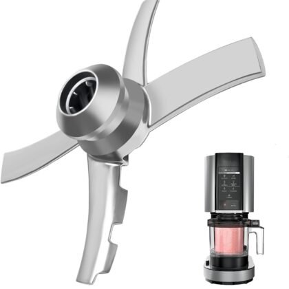 Replacement Paddle Compatible with Ninja Creami NC300 Series Ice Cream Makers,Replacement Parts Blade for Ninja Ice Creami Accessories for NC299AMZ/NC301/NC300/NC201