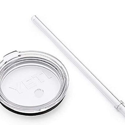 Reawk Rambler Shatter-Proof Dishwasher-Safe Replacement Yeti Lid and Straw 30OZ (30O, 2 Count (Pack of 1)