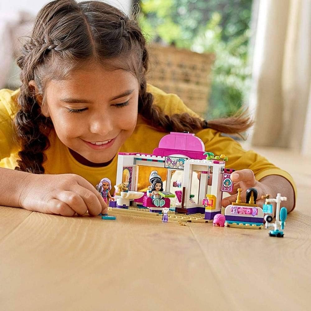 LEGO Friends Heartlake City Play Hair Salon Fun Toy 41391 Building Kit, Featuring Friends Character Emma (235 Pieces) - Image 3