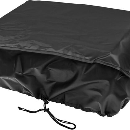 22" Griddle Cover for Blackstone 22 inch Tabletop Griddle with Hood 1813, Waterproof Grill Cover, Portable Camping Outdoor BBQ Flat Top Gas Grill Accessories, Black