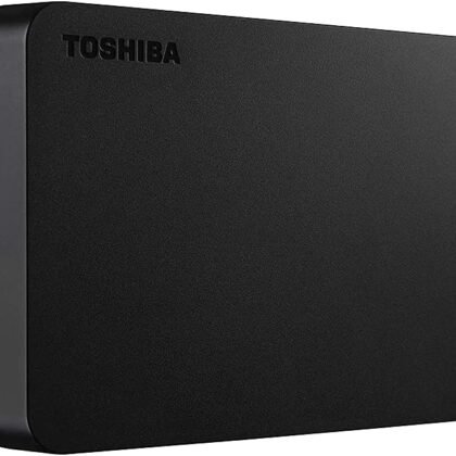 Toshiba Canvio Basics 4TB Portable External Hard Drive USB 3.0, Black - HDTB440XK3CA