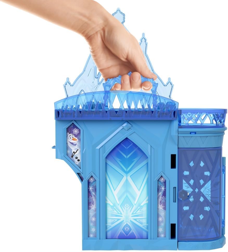 Mattel Disney Princess Toys, Storytime Stackers Elsa Ice Palace, Stackable Castle Doll House with Small Doll & 8 Pieces, Inspired by The Disney Frozen Movies - Image 3