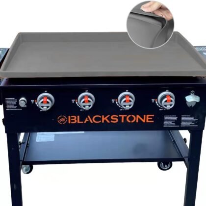 Blackstone Silicone Griddle Mat & Cover - Heavy Duty Food Grade, Gray, 36in