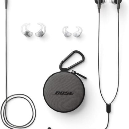 Bose SoundSport In-Ear Headphones For Apple Devices (741776-0010) - Charcoal (Renewed)