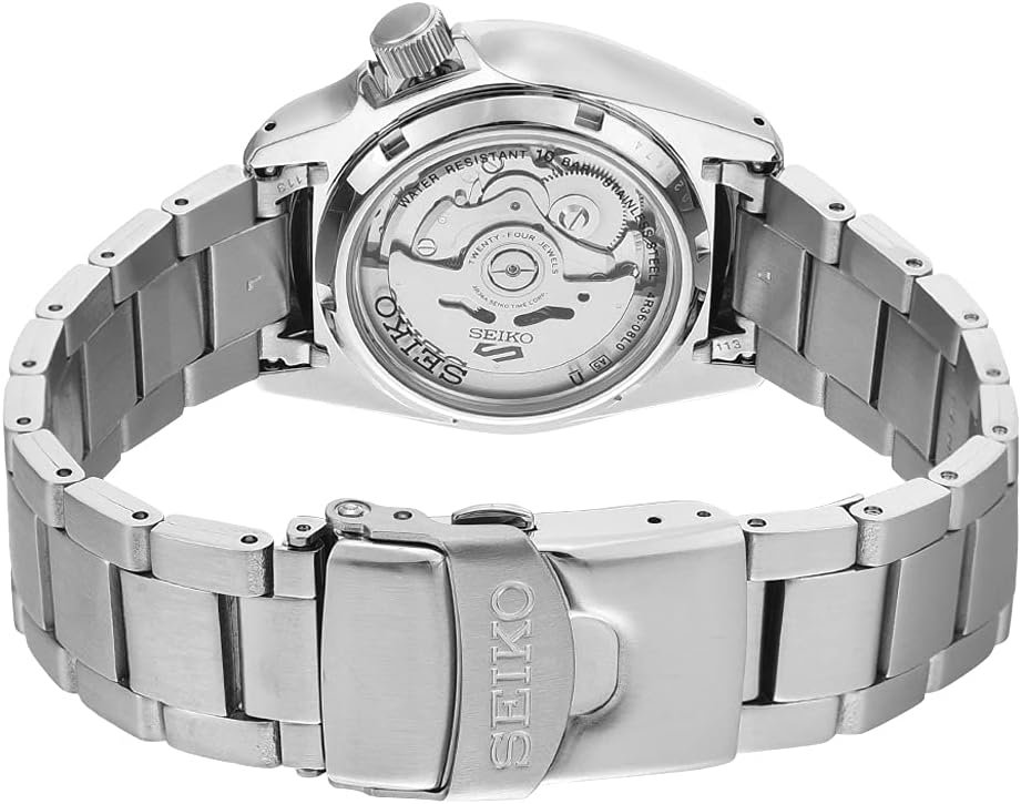SEIKO 5 Sports Automatic Black Dial Men's Watch SRPE55K1 - Image 4