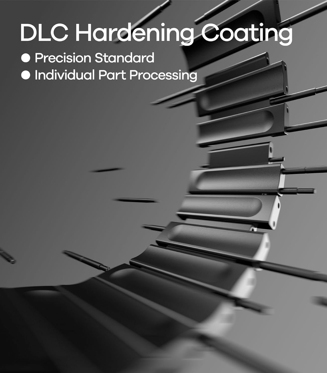 Aulumu C01 Hi-Per Titanium Alloy Watch Band | for Apple Watch Ultra 3& Ultra 2/1 | Ultra-thin Magnetic Clasp | DLC Professional Hardening Process | iWatch Large Dial Series(49/46/45/44mm) - Image 3