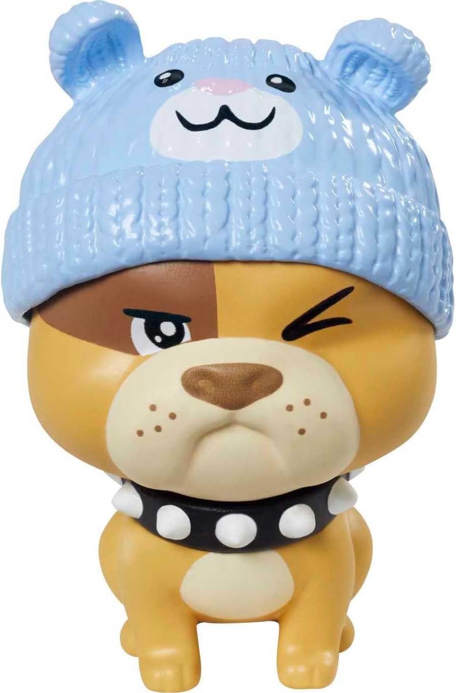 Barbie Extra Doll & Accessories with Long Periwinkle Hair, Teddy Bear-Print Denim Jacket, Matching Shorts & Pet Puppy - Image 3