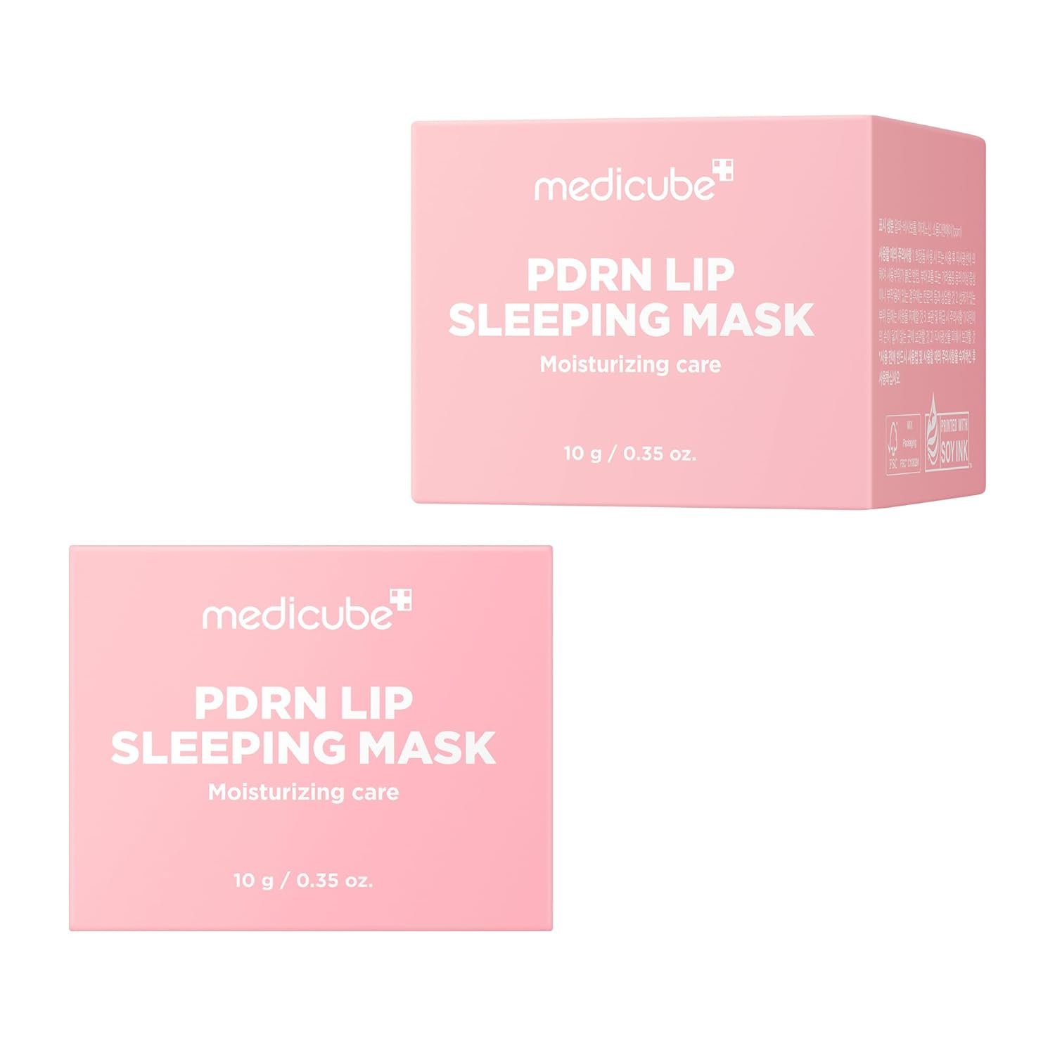 medicube PDRN lip sleeping mask glow balm | Salmon PDRN, Collagen, Shea Butter for Softer Lips, Long-lasting Moisture, Overnight and daily lip care, Korean Skincare 0.35 oz. - Image 7