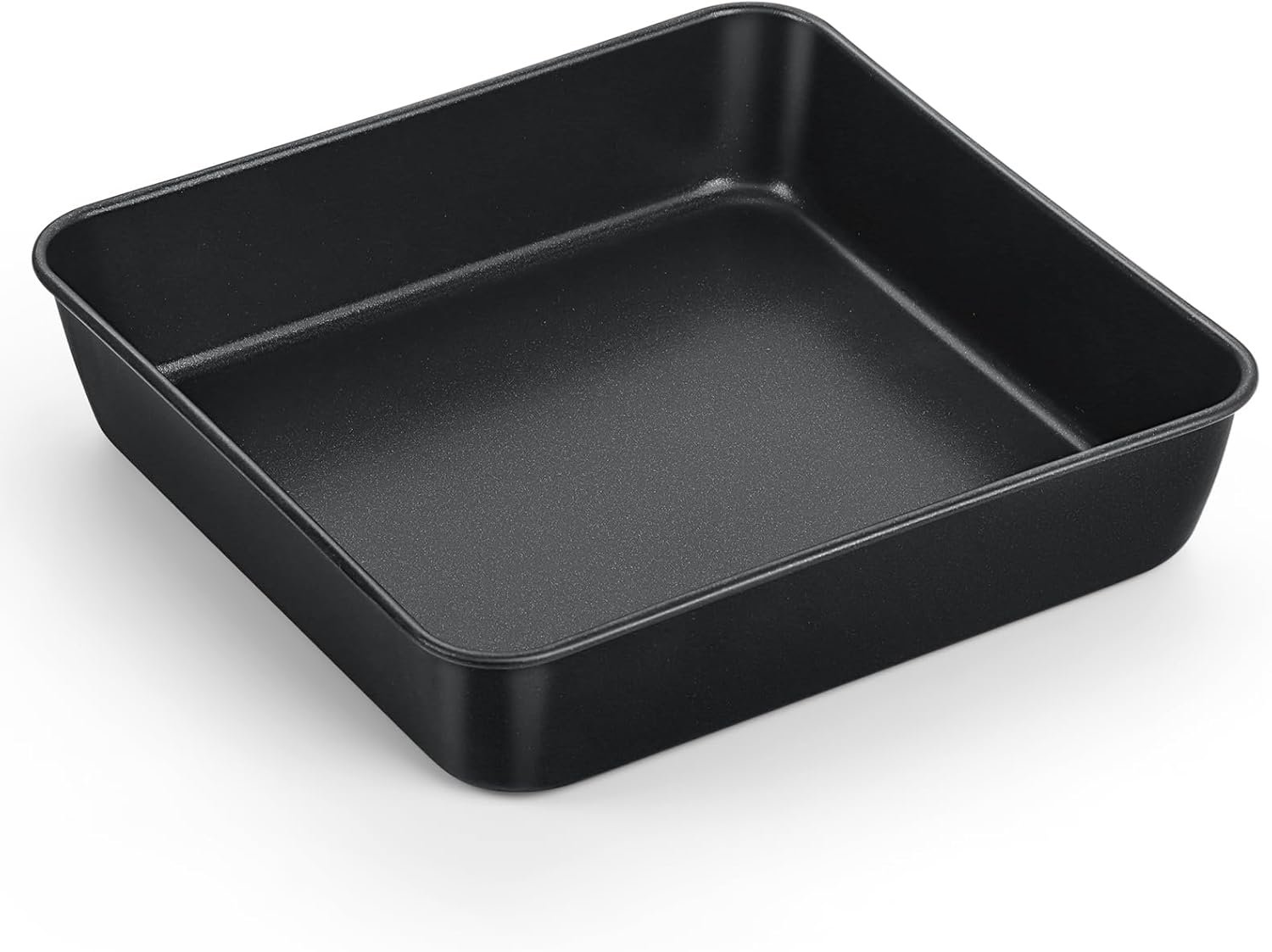 TeamFar Non-Stick Square Cake Pan, 9 Inch Square Baking Roasting Pan for Oven, with Stainless Steel Core for Cooking Cake Brownie Lasagna, Non-Toxic & Heavy-Duty, Release & Clean Easily
