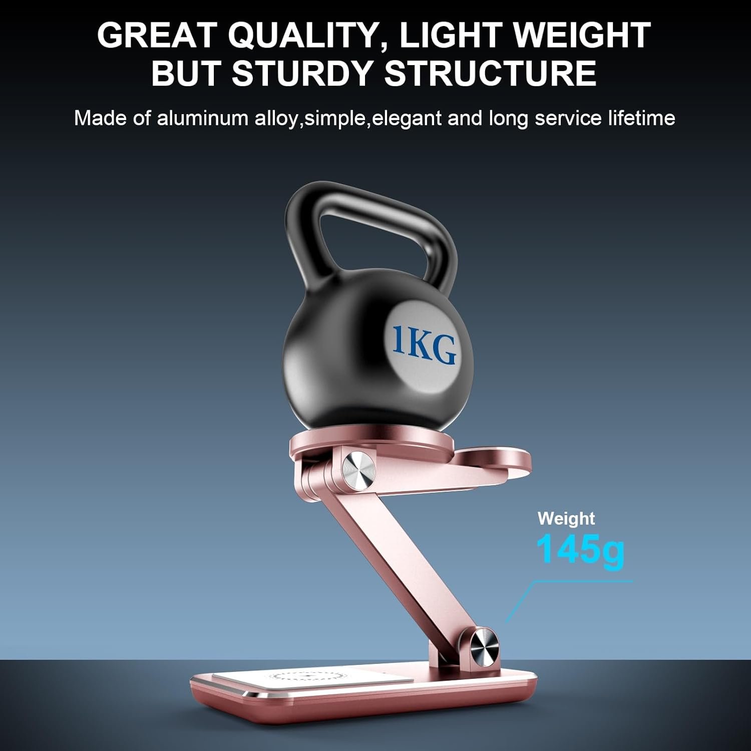 Wireless Charger 3 in 1,Foldable Wireless Charging Station for Apple MagSafe Charger,Aluminum Portable Magnetic Travel Charger Stand for iPhone,Watch,Aipods (with 20W Adapter & Case) - Image 2