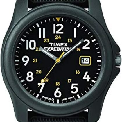 Timex Men's Expedition Camper Nylon/Leather Strap Watch