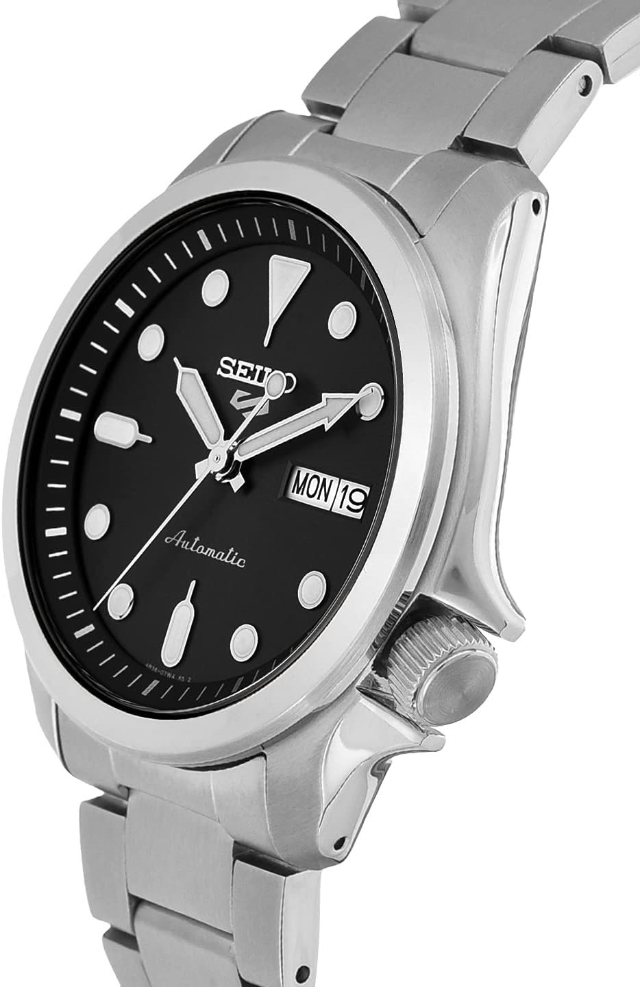 SEIKO 5 Sports Automatic Black Dial Men's Watch SRPE55K1 - Image 2