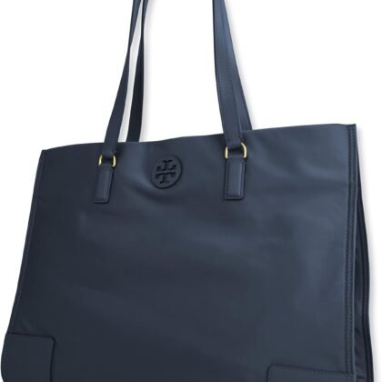 Tory Burch Womens 136144 Ella Gold-Tone Hardware Large Nylon Tote Bag,