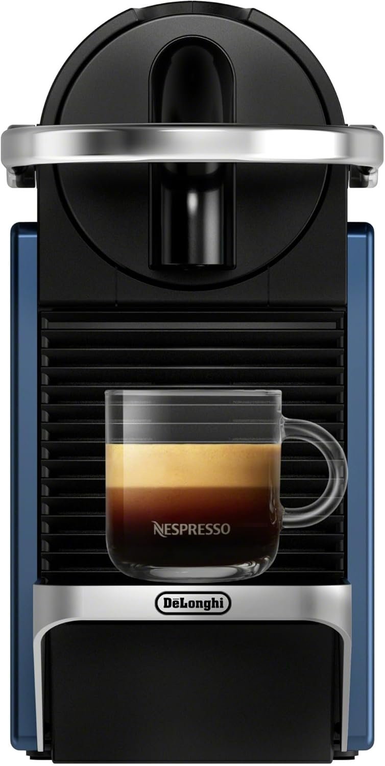 Nespresso Pixie Espresso Machine by De'Longhi, Dark Blue