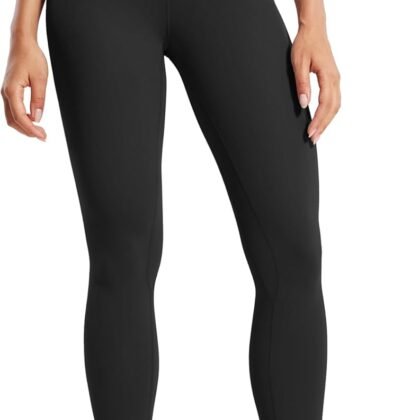 CRZ YOGA Butterluxe Super High Waist Leggings 25"- Buttery Soft Womens Yoga Pants Workout Over Belly