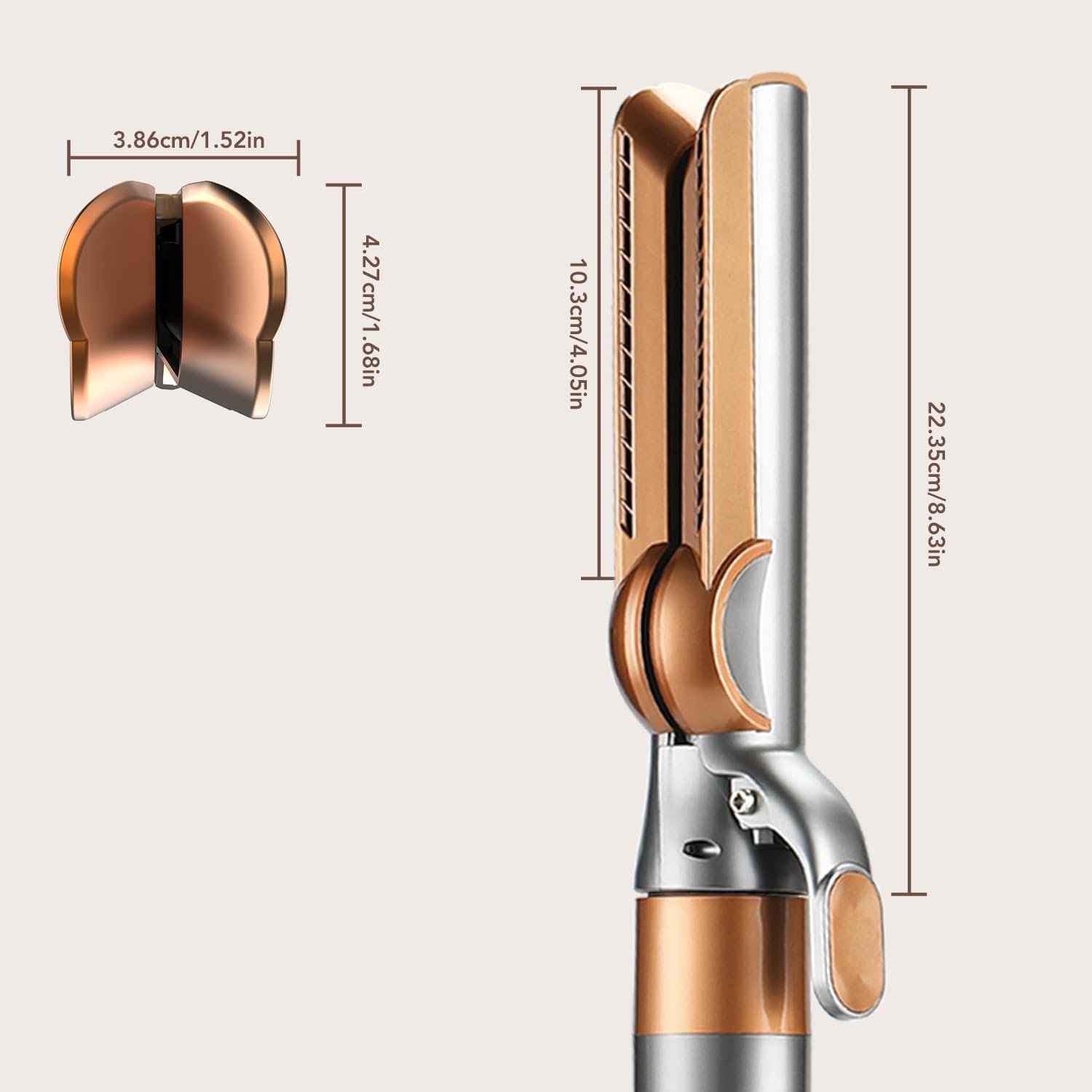 Airflow Attachment for Dyson Airwrap Styler, Nozzles Attachment for Smooth Hair Style with Less Damage and Breakage for Dyson Airwrap HS01 HS05 HS08 - Image 5