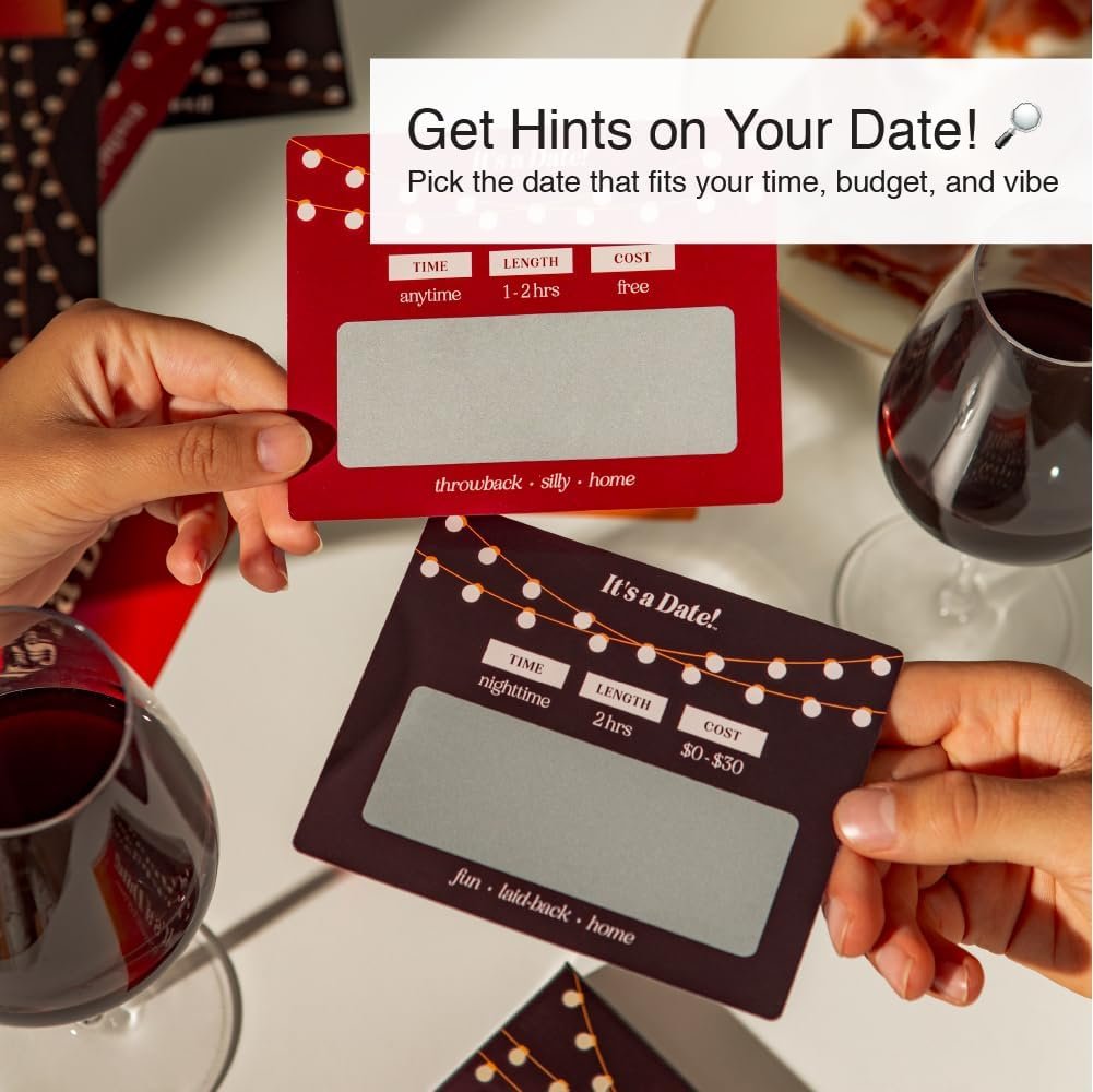 It's a Date!, 40 Fun and Romantic Scratch Off Date Night Ideas for Him, Her, Girlfriend, Boyfriend, Wife, Husband & Couples, Valentine's Gift for Men and Women - Image 3