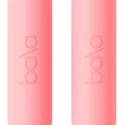 Bala Bars Dumbbell Set for Women & Men - Set of 2 Bars Designed for Walking, Strength Training, HIIT, Boxing & Aerobics - Hand Weights for Working Out at Home