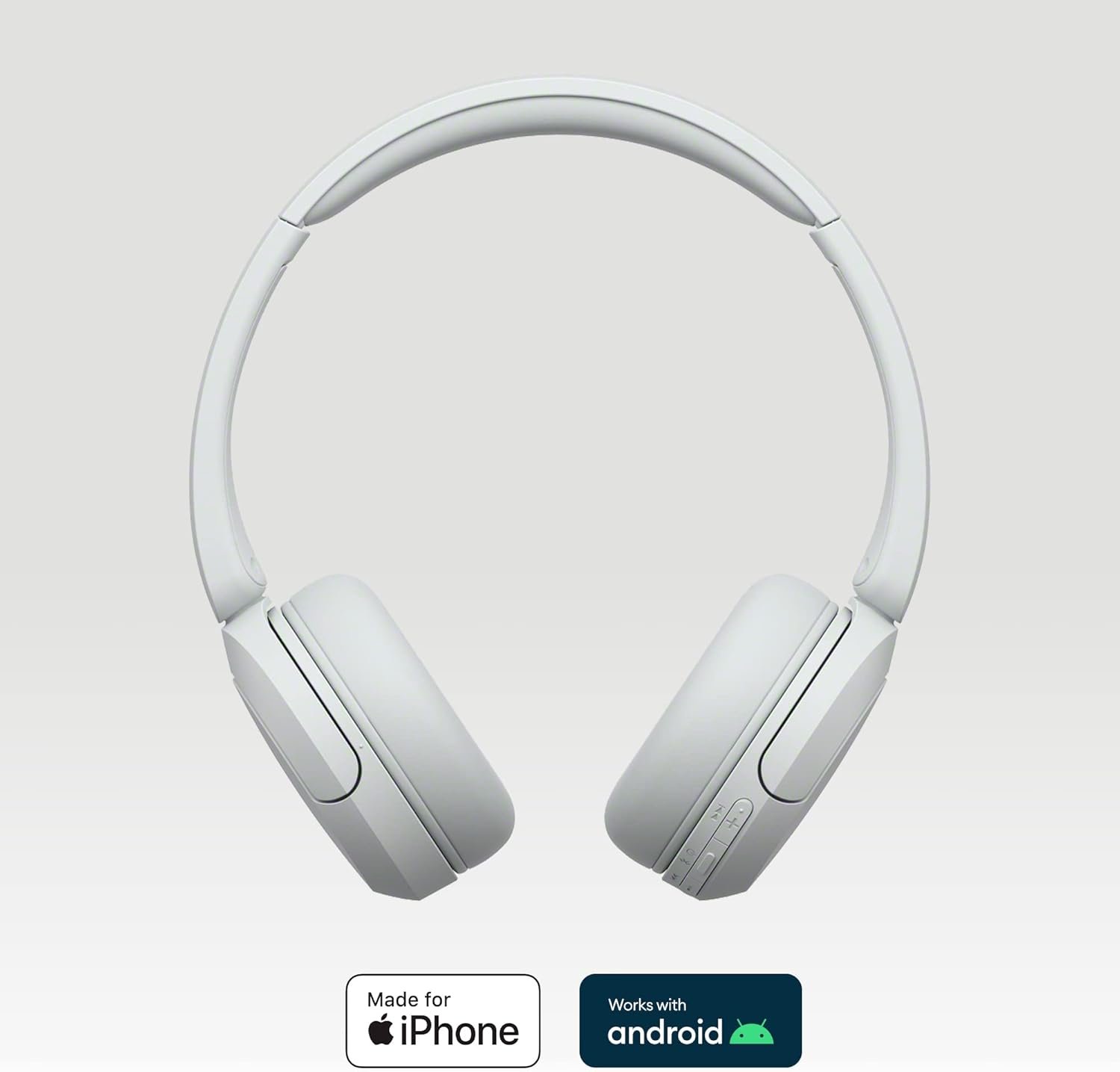 Sony Wireless Bluetooth Headphones - Up to 50 Hours Battery Life with Quick Charge Function, On-Ear Model - WH-CH520W.CE7 - Limited Edition - Matte White - Image 2