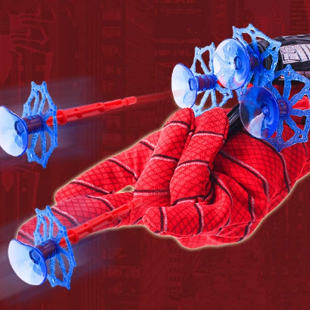 keivon Spider Gloves Man Web Shooter for Kids, Launcher Spider Kids Plastic Cosplay Glove Hero Movie Launcher Wrist Toy Set Funny Decorate Children Funny Educational Toys - Image 5