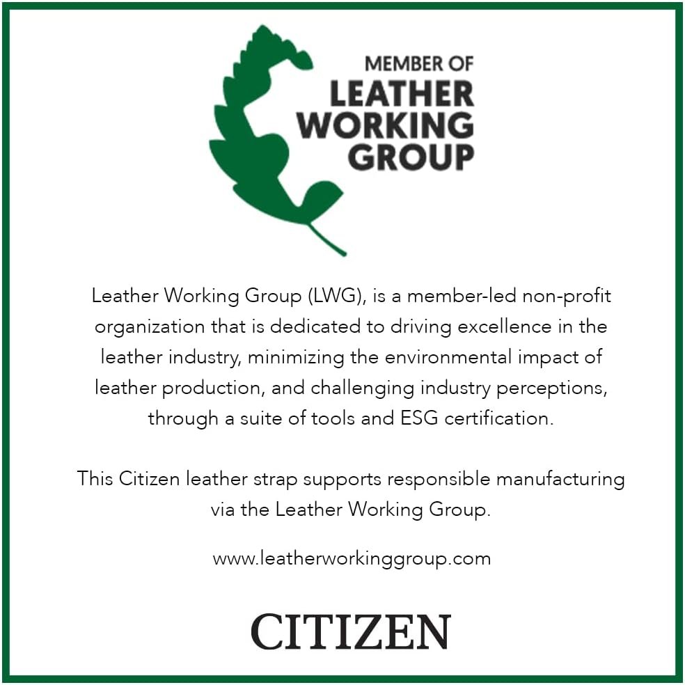 Citizen Men's Eco-Drive Weekender Chronograph Watch in Black IP Stainless Steel with Brown Leather strap, Black Dial (Model: AT2447-01E) - Image 4