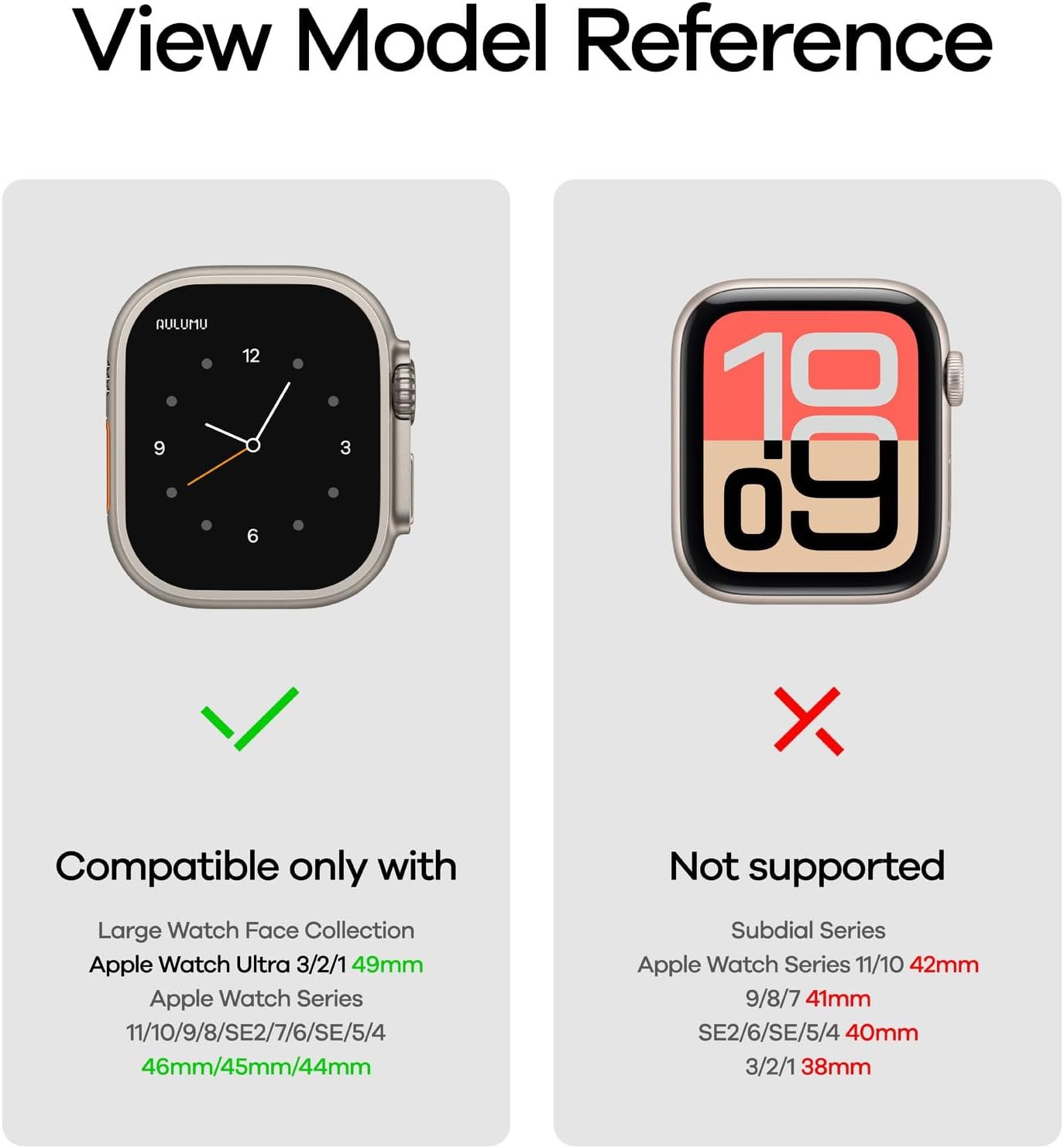 Aulumu C01 Hi-Per Titanium Alloy Watch Band | for Apple Watch Ultra 3& Ultra 2/1 | Ultra-thin Magnetic Clasp | DLC Professional Hardening Process | iWatch Large Dial Series(49/46/45/44mm) - Image 2