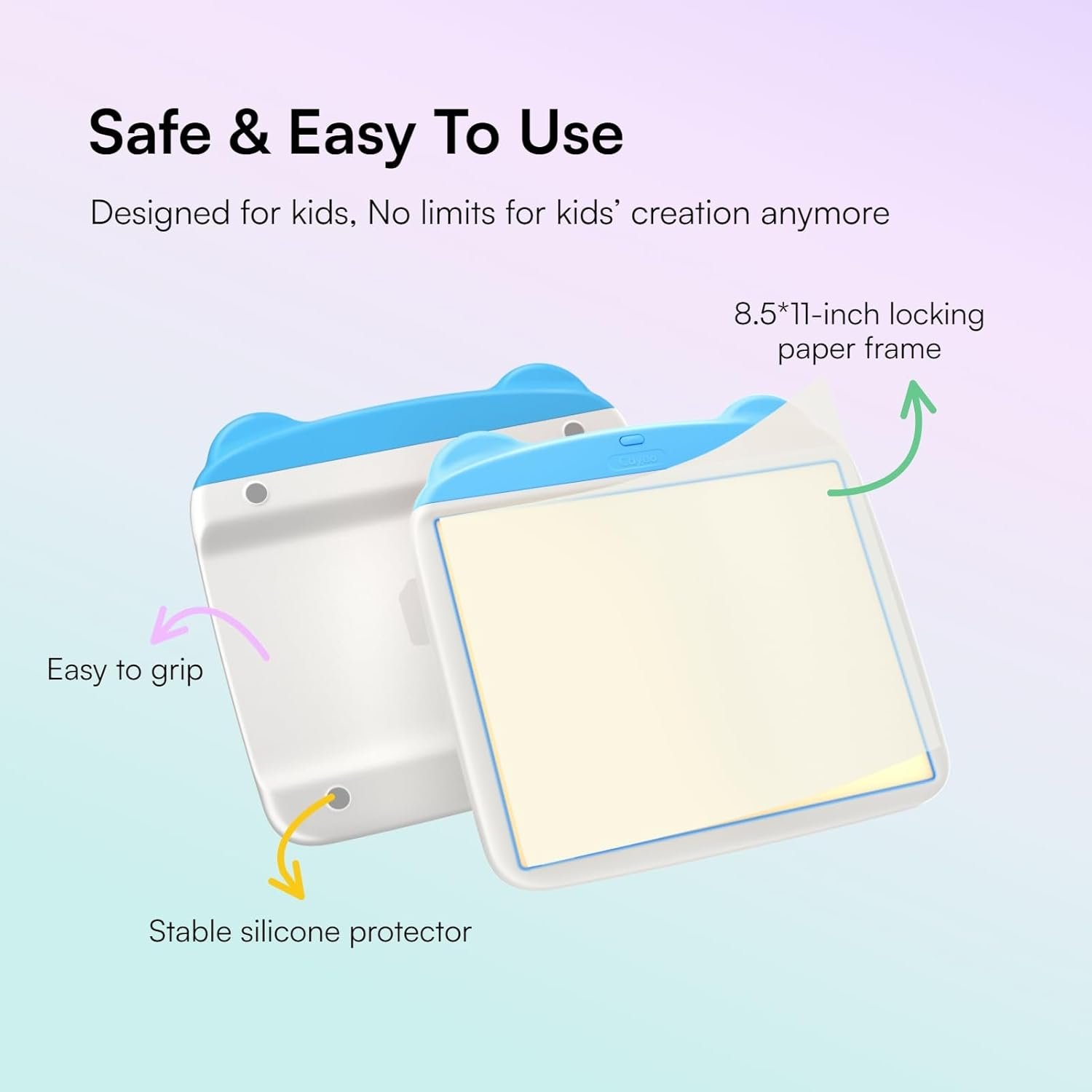 Caydo Light Up Tracing Pad 34Pcs Set, 3 Brightness Levels Eye Protection Light Box for Tracing, Drawing Writing Boards for Kids, Type-C & Battery Power Supply, Birthday Holiday Gifts for Girls Boys - Image 6