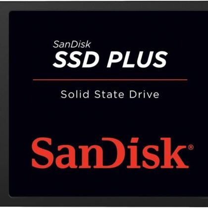 SANDISK SSD Plus 1TB Internal Solid State Drive - SATA III 6 Gb/s, 2.5"/7mm, Read/Write Speeds of up to 545MB/s / 515MB/s - SDSSDA-1T00-G28