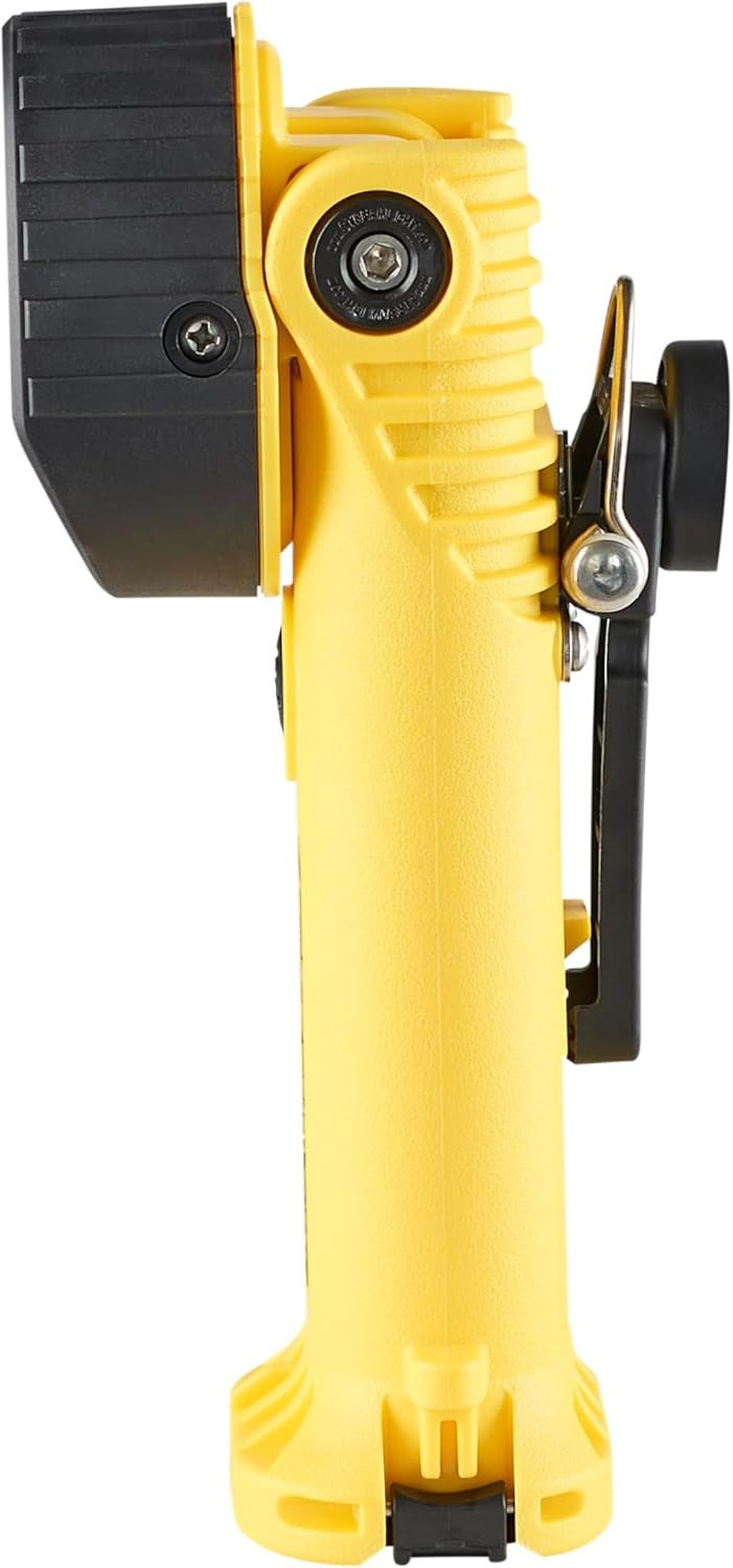Streamlight 91831 Survivor Pivot 325-Lumen Right Angle Articulating Dual Beam Rechargeable Flashlight with 120V/100V AC/12V DC, Magnet and Clip, Yellow - Image 3