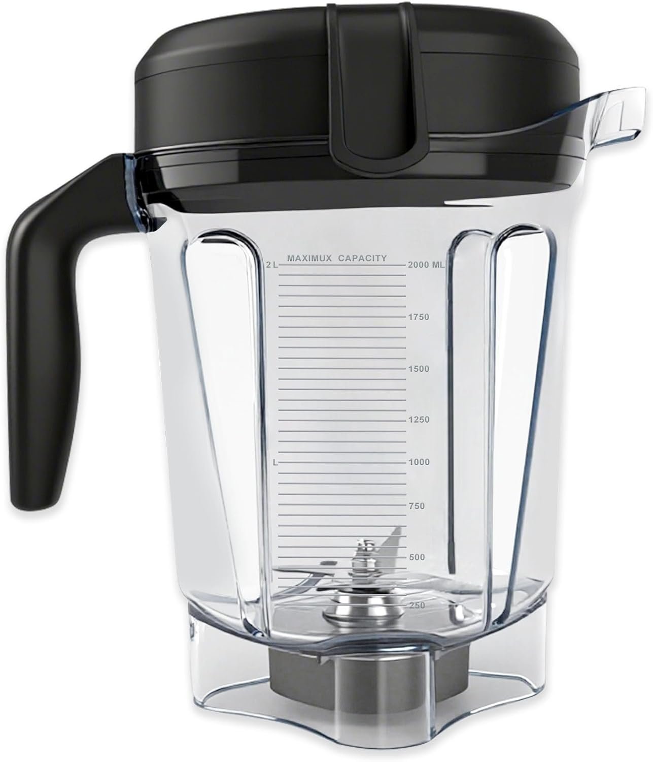 Blender Pitcher 64oz Low-Profile, Compatible with 780 75-0 75-00 5000 5200 7800 Vm0102 Vm0103 Vm0197 E310 Professional/Commercial/ClassicSeries etc Blender, BPA-Free Blender jar cup,10 Years Warranty