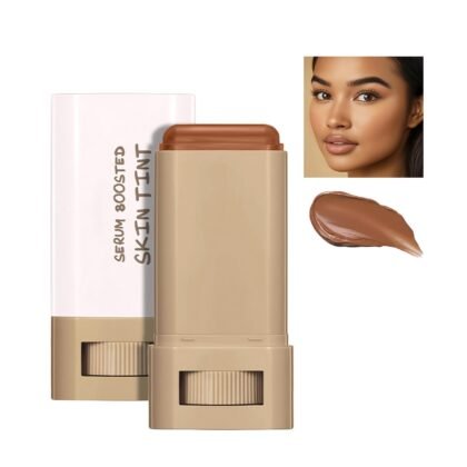 Beauty Balm Serum Boosted Skin Tint, Foundation Stick, Tinted Moisturizer for Face, Full Coverage Foundation, Concealer Stick for Foundation Makeup, Contour Sticks for Face Makeup, Dewy Finish (#03)
