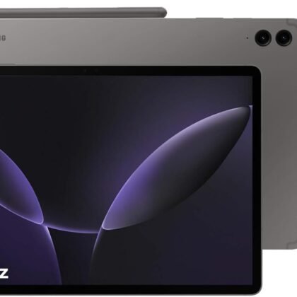 Samsung Galaxy Tab S9 FE+ Plus Android Tablet (12.4" Touchscreen, 8GB RAM, 384GB Storage, 18-Hr Long Battery Life, S Pen, 1 Front Camera + 2 Rear Cameras, Lightweight Durable Design), SM-X610, Gray