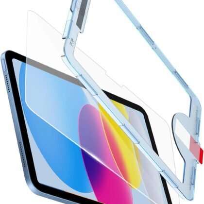 bersem Screen Protector Compatible with iPad A16 11th/10th Generation (11/10.9 Inch, 2025/2022), Tempered Glass, Ultra Clear, Anti-Scratch, Case Friendly, EZ Kit, 1 Pack