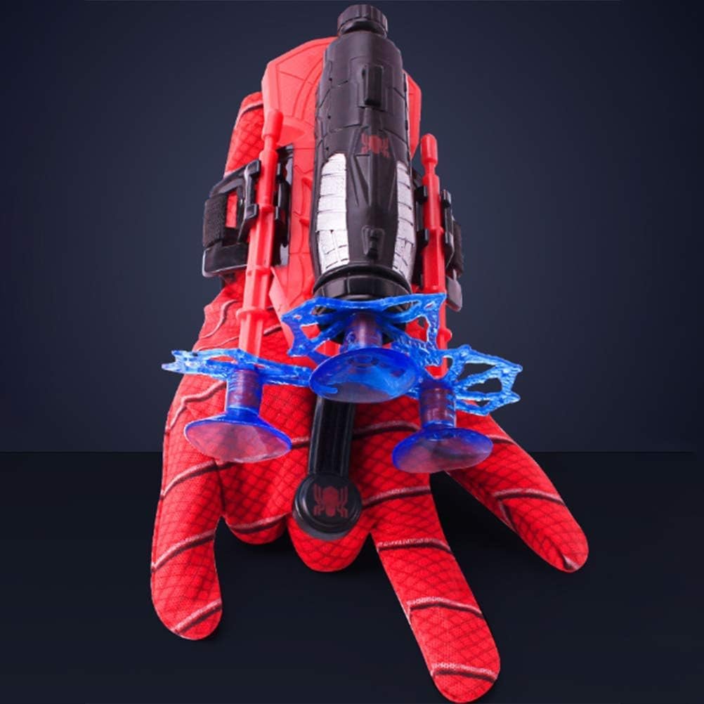 keivon Spider Gloves Man Web Shooter for Kids, Launcher Spider Kids Plastic Cosplay Glove Hero Movie Launcher Wrist Toy Set Funny Decorate Children Funny Educational Toys - Image 4