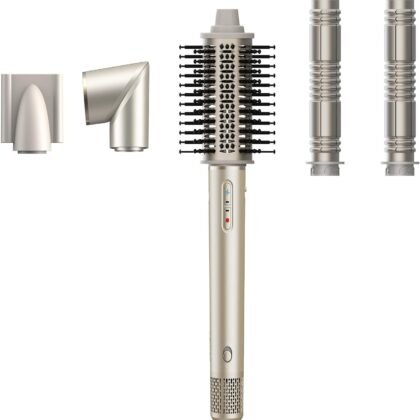 Heyfeel 5 in 1 Hot Air Styler - Professional Hair Dryer Brush with No Heat Damage, High-Speed Negative Ionic Hair Dryer, Frizz-Free Blow Dryer Brush for Drying Curling Volumizing Straightening