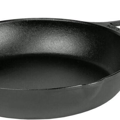 Lodge Blacklock 10.25" Triple Seasoned Cast Iron Skillet - Lightweight - Easy Cleanup - Premium Cookware