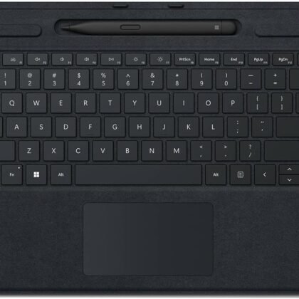 Microsoft Signature Keyboard with Slim Pen 2 for Surface Pro 8, 9 and X, Black