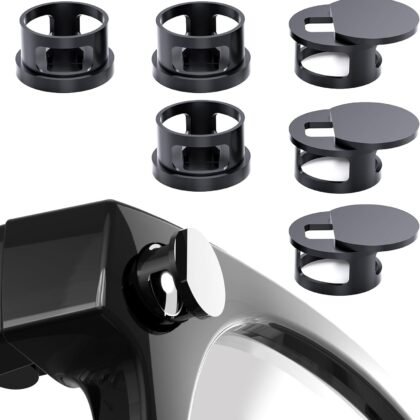 6Pcs LED Light Blocker Cover for Meta Glasses Accessories, Compatible with Ray Ban Wayfarer/Skyler/Headliner(1& Gen 2)/Oakley Meta AI Smart Glasses, Completely Blocked and Invisible