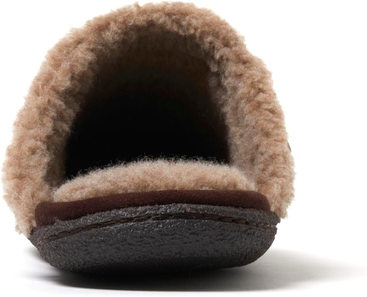 Dearfoams mens Matthew Moc Toe Scuff Indoor Outdoor House Shoe - Image 8