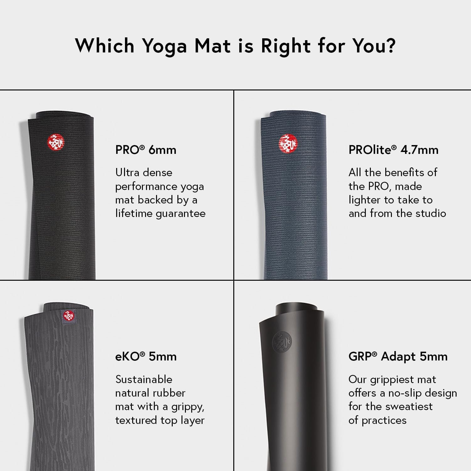 Manduka eKO Yoga Mat - 5mm Natural Rubber | Eco-Friendly | Soft Textured Surface| Natural Next-to-Skin Feel - Image 4