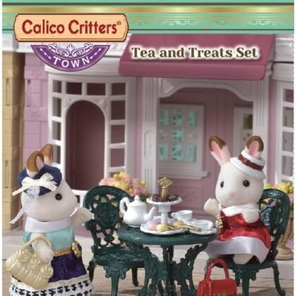 Calico Critters Town Tea and Treats Set - Host Delightful Tea Parties for Your Critters
