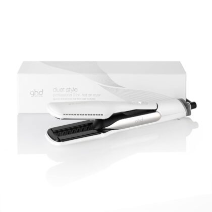 ghd Duet Style - 2-in-1 Flat Iron Hair Straightener + Hair Dryer in One Tool | Transform Hair from Wet to Styled with No Heat Damage | Blow Dry with No Fizz | 2X More Shine