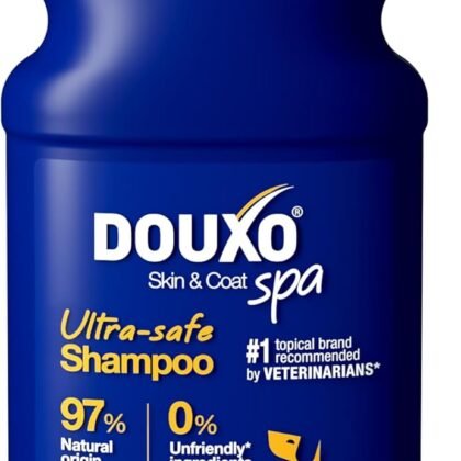 DOUXO® Skin & Coat SPA - Ultra-Safe Oatmeal Dog Shampoo, 16 fl oz, Cleans and Deeply Hydrates The Skin, Leaves The Coat Soft and Radiant, Skin-Friendly Formula