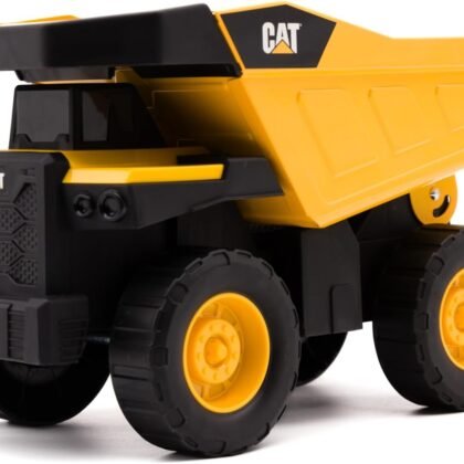 CAT Construction, Compact Steel Max Dump Truck 12" - Heavy Duty Steel Construction Toy with Realistic Working Dump Bed – Durable Vehicle for Indoor & Outdoor Play – Ages 3+