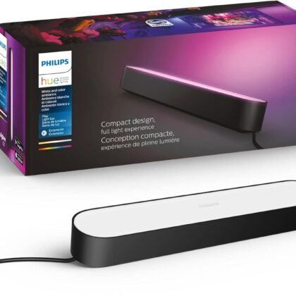 Philips Hue Play White & Color Smart Light Extension, Hub Required/NO Power Supply Included (Smart Lighting Compatibility with Amazon Alexa, Apple Homekit & Google Home)