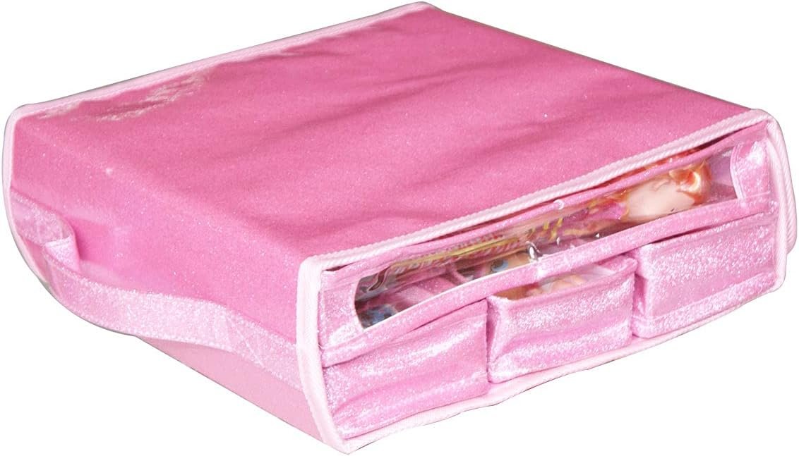 Leeche Carrying & Display Case for Dolls Compatible with LOL OMG Dolls&All Dolls,Clear View Hanging Dolls House,Easy Carrying Storage Organizer(Dolls Not Includ ) - Image 5