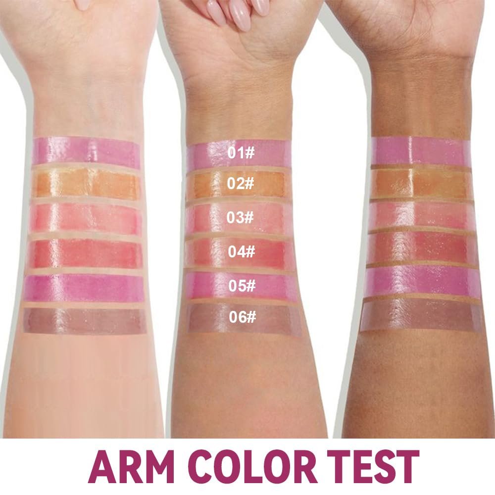 Light Gloss Tinted Buttery Lip Balm – Hydrating Lip Care with Nourishing Oils for Women’s Dry Lips, Natural Tint & Soft Gloss, Lip Plumper Moisture & Light Lip Stain Finish, Vegan 1Pc-#04 Orange-Pink - Image 6