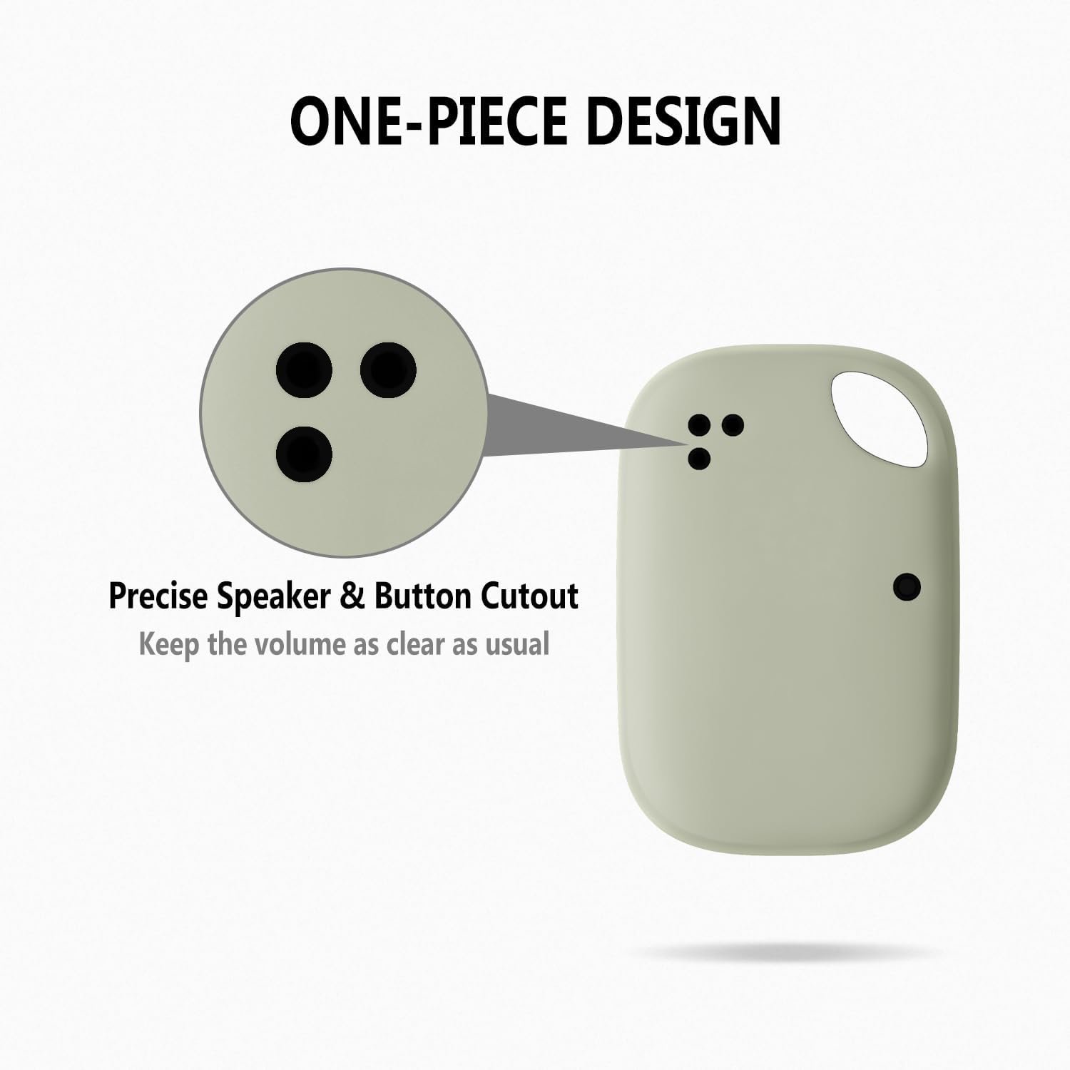 Geiomoo Silicone Case for Tile Pro (2024) Tracker, Soft Flexible Scratch Resistant Protective Cover with Carabiner (Luminous Green) - Image 5